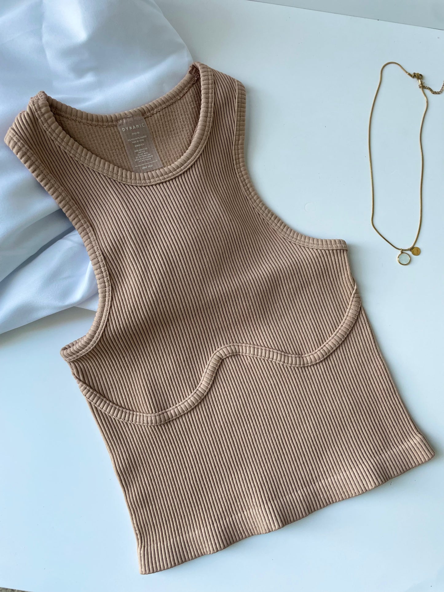 Camiseta basic-nude