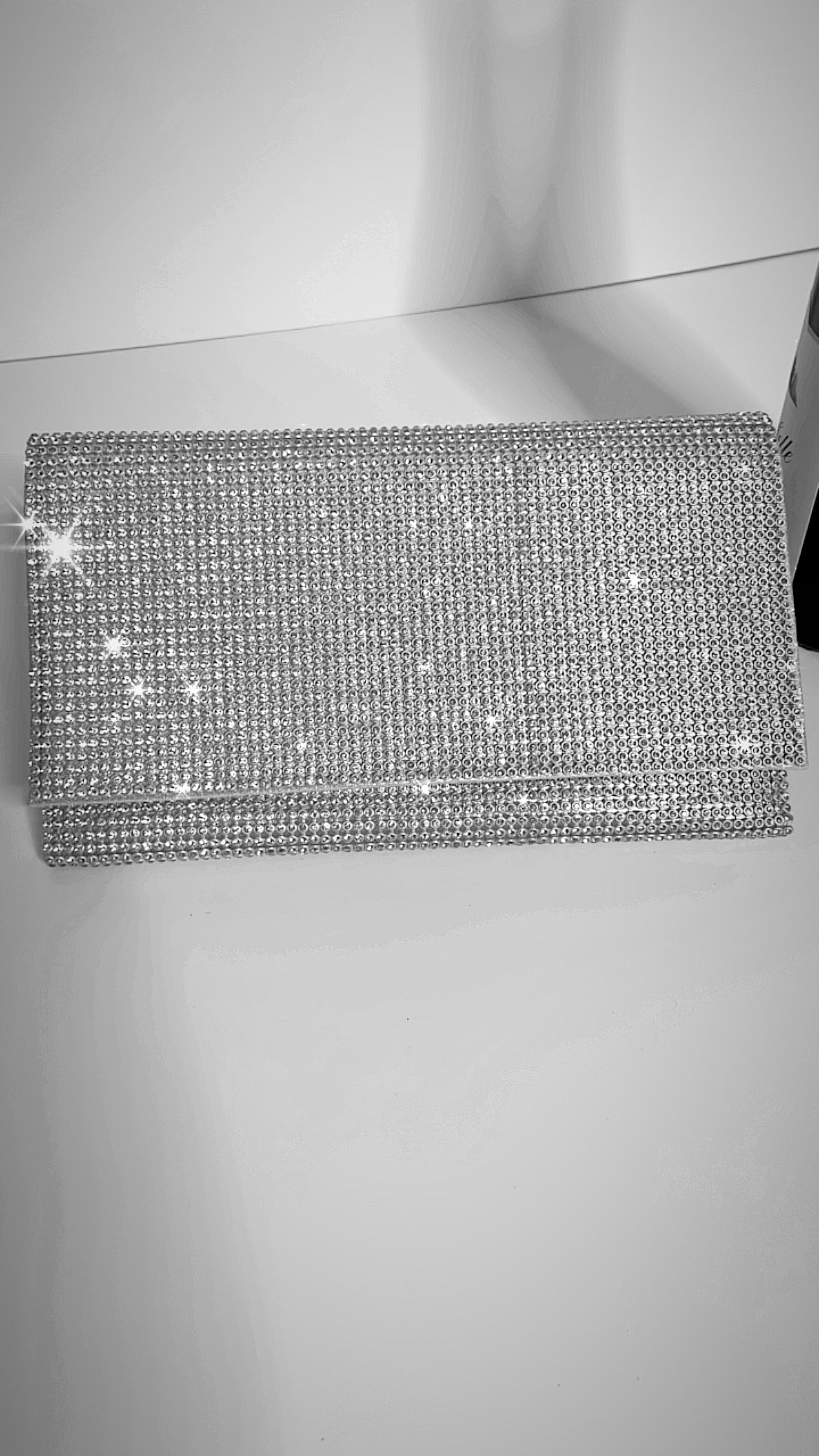Silvery bag - embellished