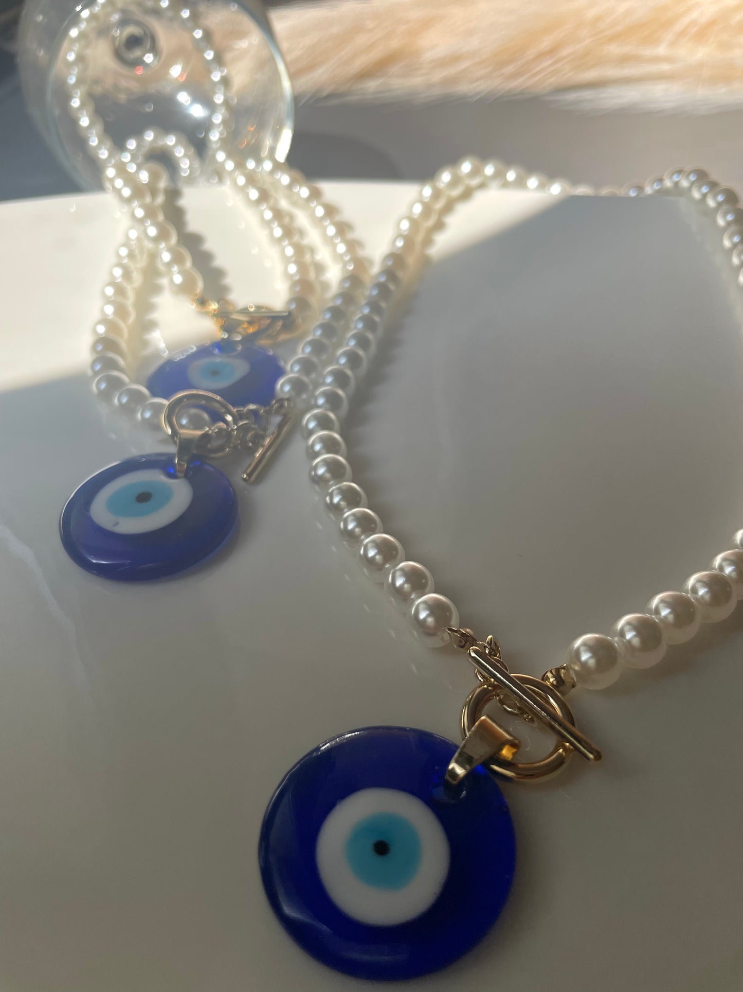 Eye vibes necklace