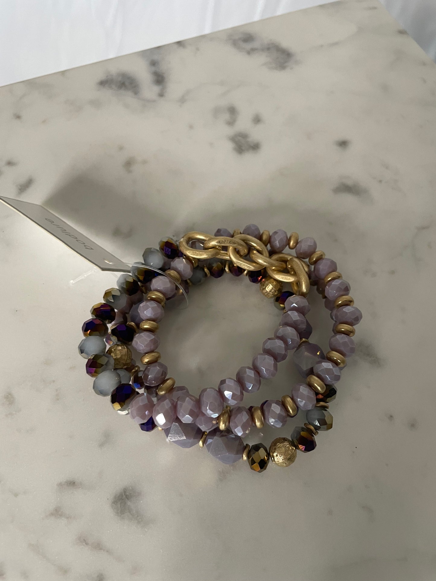 Purple bracelet